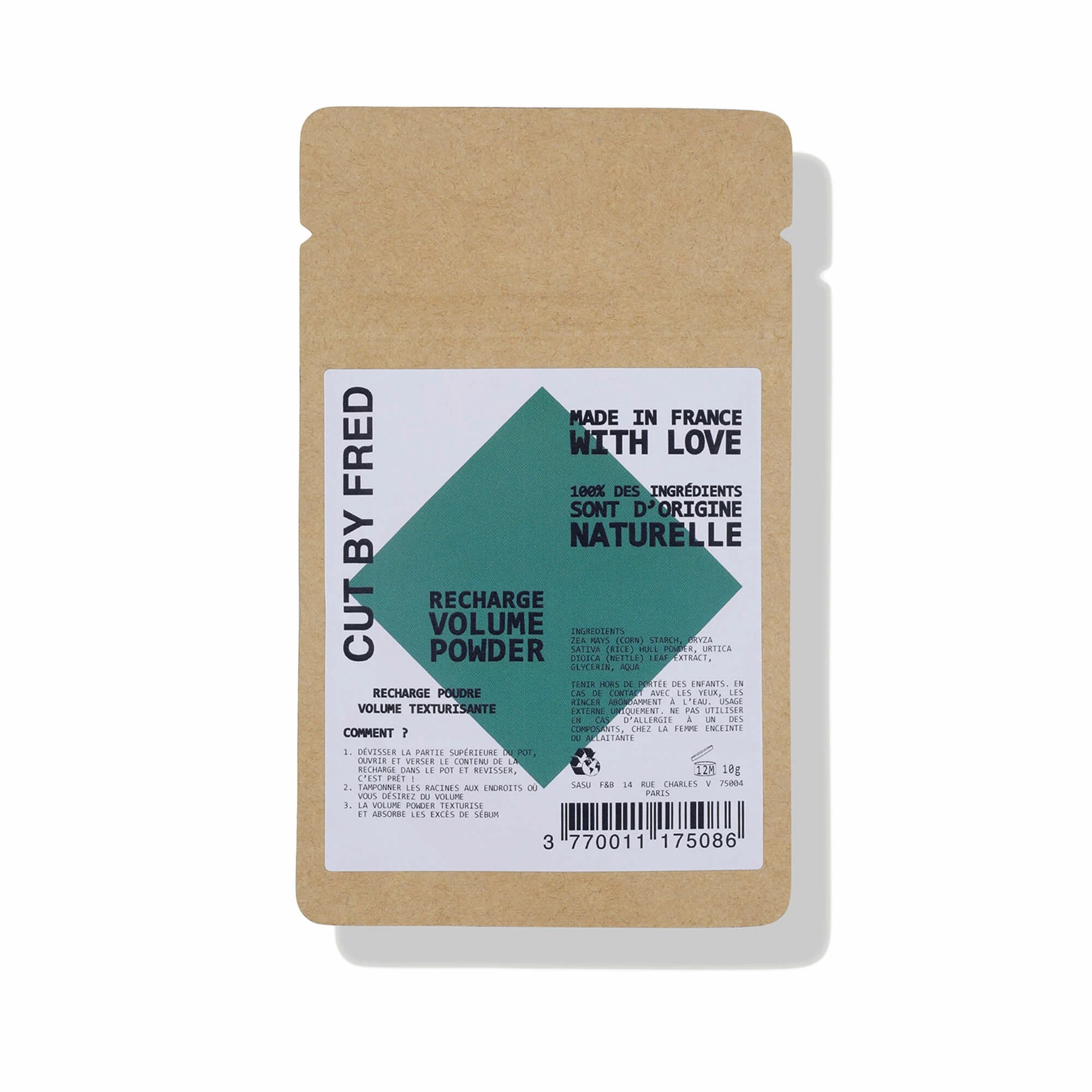 Vegan Volume Powder Shampoing Sec Volume Recharge