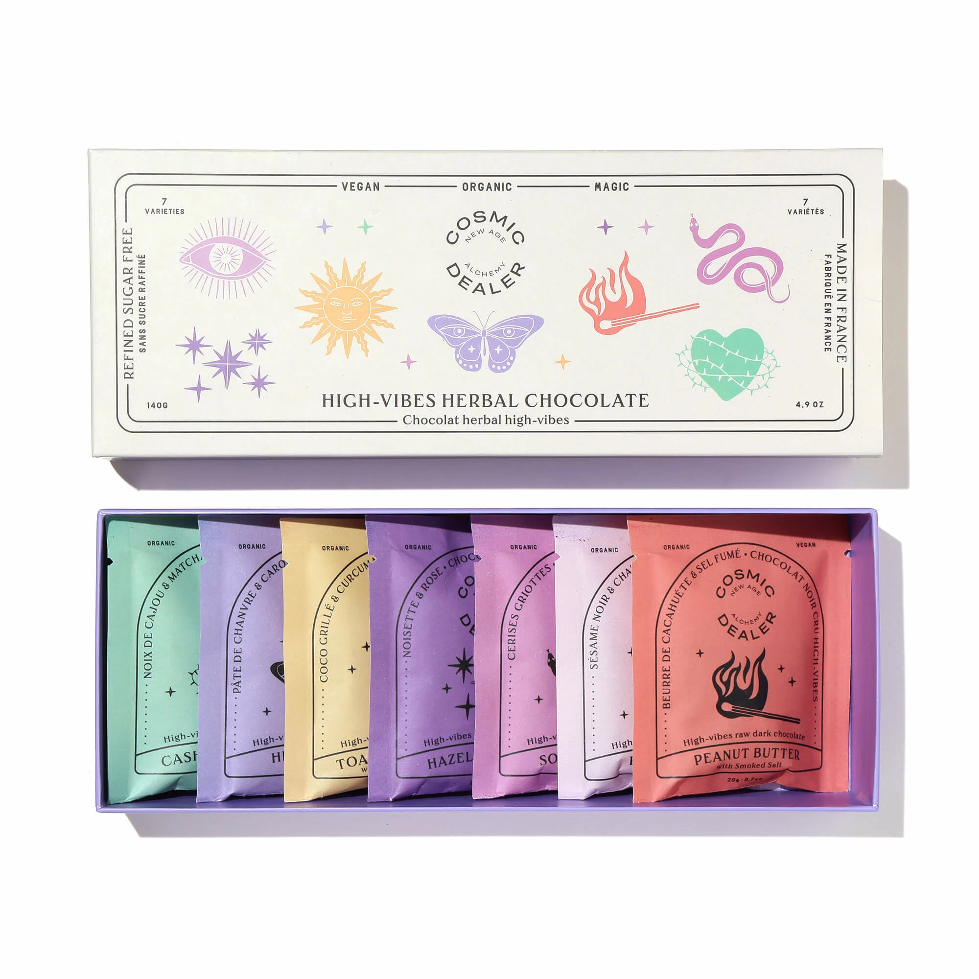 Boîte De 7 Chocolats Chakras